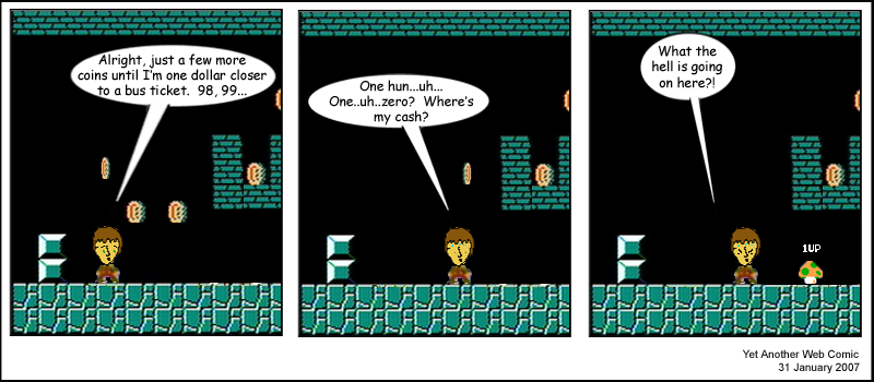 A comic. It's not that funny, you're not missing much.