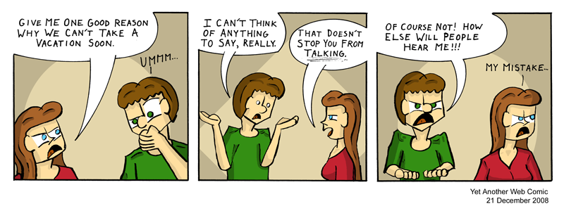 A comic. It's not that funny, you're not missing much.