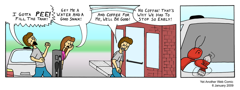 A comic. It's not that funny, you're not missing much.