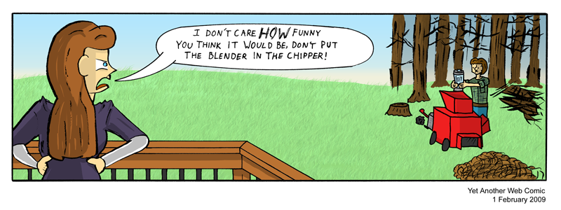 A comic. It's not that funny, you're not missing much.