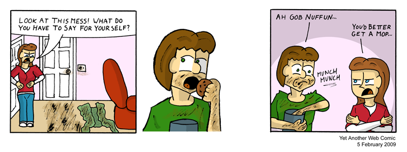 A comic. It's not that funny, you're not missing much.