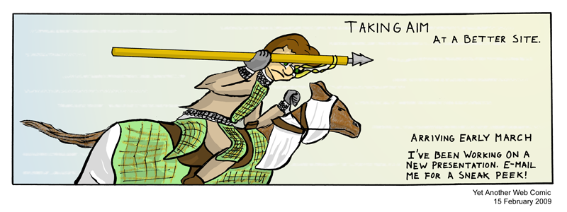 A comic. It's not that funny, you're not missing much.