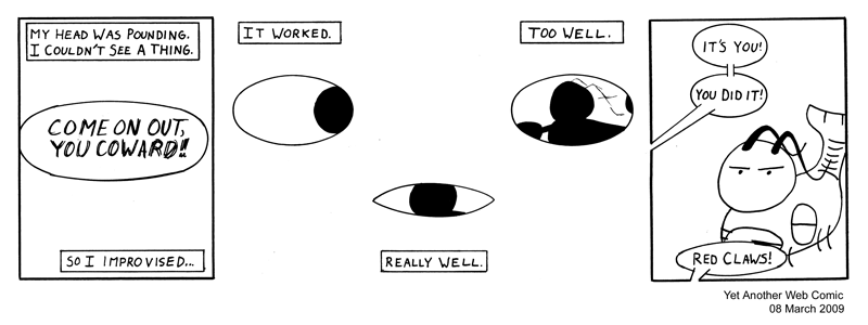 A comic. It's not that funny, you're not missing much.