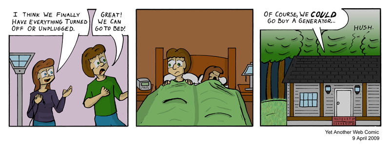 A comic. It's not that funny, you're not missing much.