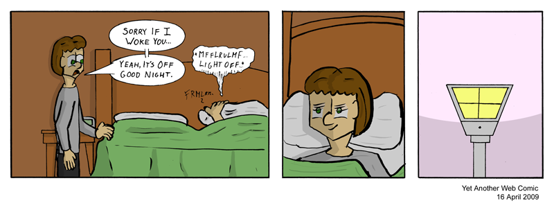A comic. It's not that funny, you're not missing much.