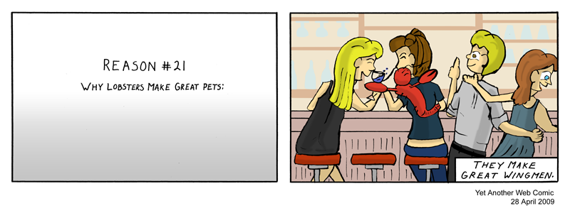 A comic. It's not that funny, you're not missing much.