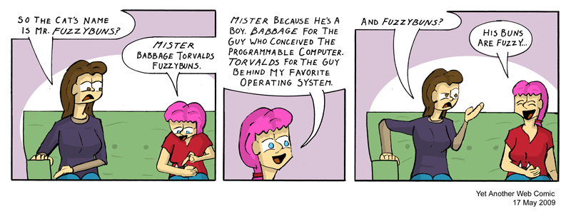 A comic. It's not that funny, you're not missing much.