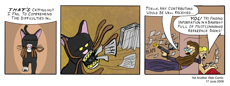 A comic. It's not that funny, you're not missing much.