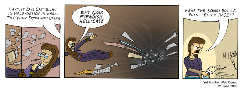 A comic. It's not that funny, you're not missing much.