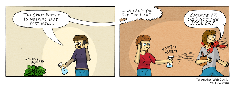 A comic. It's not that funny, you're not missing much.