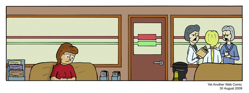 A comic. It's not that funny, you're not missing much.
