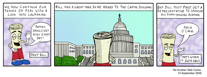 A comic. It's not that funny, you're not missing much.