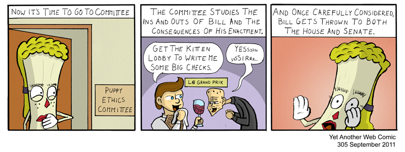 A comic. It's not that funny, you're not missing much.
