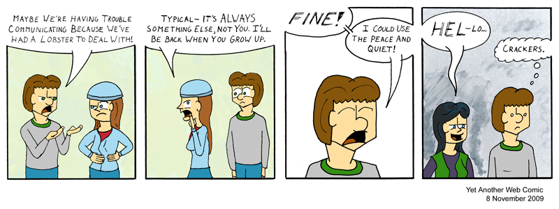 A comic. It's not that funny, you're not missing much.
