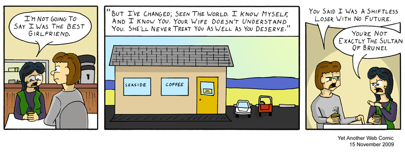 A comic. It's not that funny, you're not missing much.