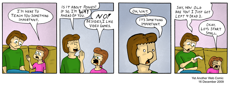 A comic. It's not that funny, you're not missing much.