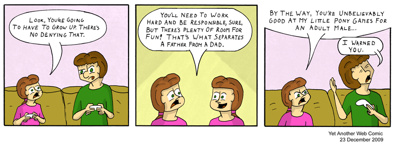 A comic. It's not that funny, you're not missing much.