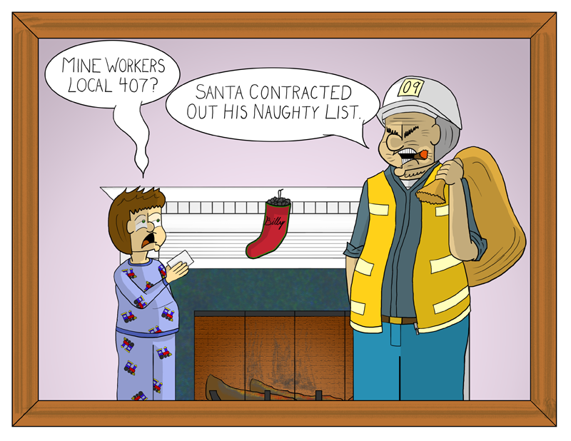 A comic. It's not that funny, you're not missing much.