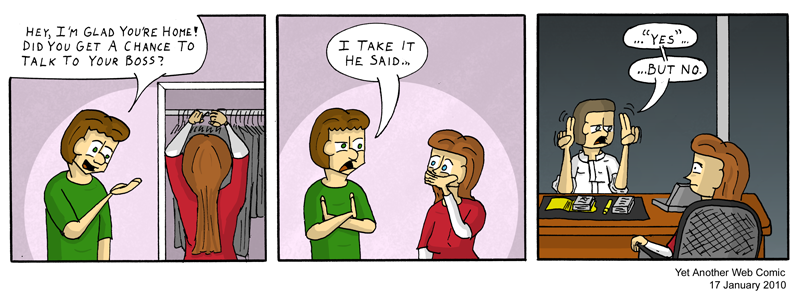 A comic. It's not that funny, you're not missing much.