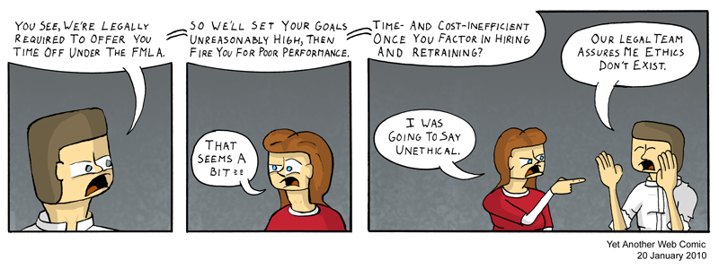 A comic. It's not that funny, you're not missing much.