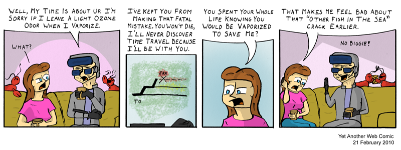 A comic. It's not that funny, you're not missing much.
