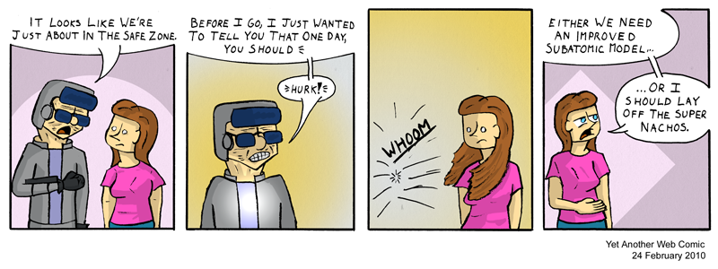 A comic. It's not that funny, you're not missing much.