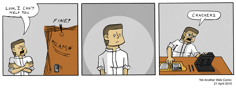 A comic. It's not that funny, you're not missing much.