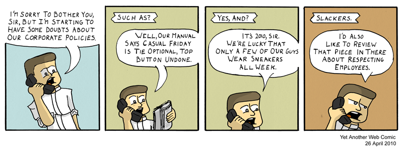 A comic. It's not that funny, you're not missing much.