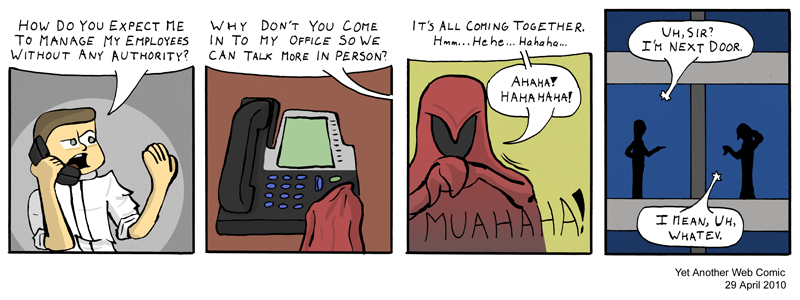 A comic. It's not that funny, you're not missing much.