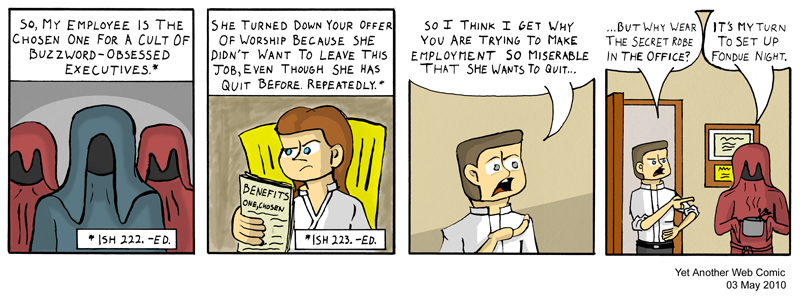 A comic. It's not that funny, you're not missing much.