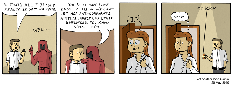 A comic. It's not that funny, you're not missing much.