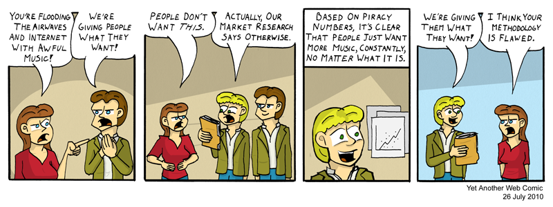A comic. It's not that funny, you're not missing much.