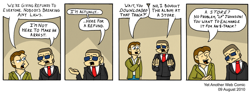A comic. It's not that funny, you're not missing much.