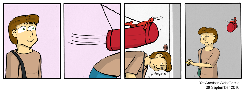 A comic. It's not that funny, you're not missing much.