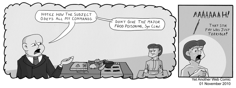 A comic. It's not that funny, you're not missing much.