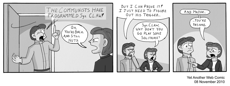 A comic. It's not that funny, you're not missing much.
