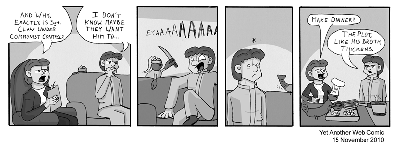 A comic. It's not that funny, you're not missing much.