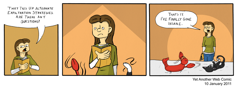 A comic. It's not that funny, you're not missing much.