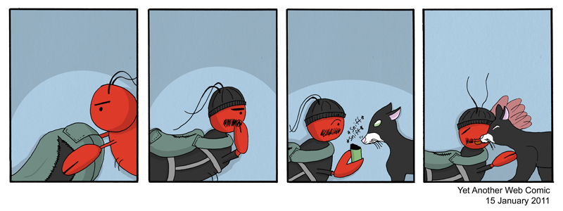 A comic. It's not that funny, you're not missing much.