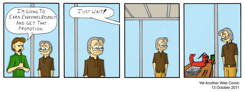 A comic. It's not that funny, you're not missing much.
