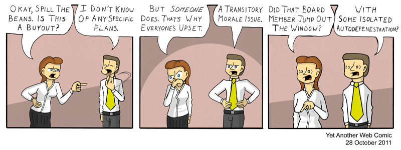 A comic. It's not that funny, you're not missing much.